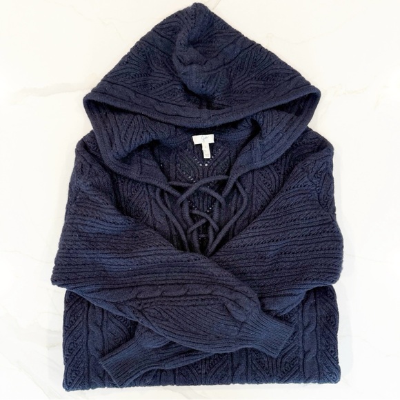 Joie Cashmere Wool Hooded Maira Sweater S - Picture 6 of 11
